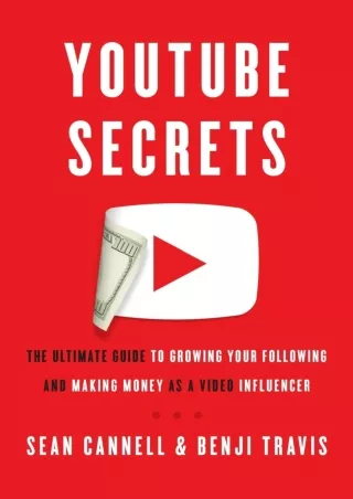 get [PDF] Download YouTube Secrets: The Ultimate Guide to Growing Your Following and Making Money