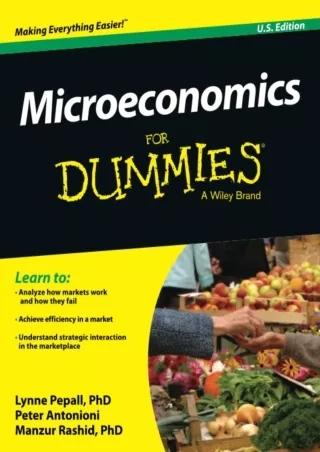 PDF/READ Microeconomics For Dummies