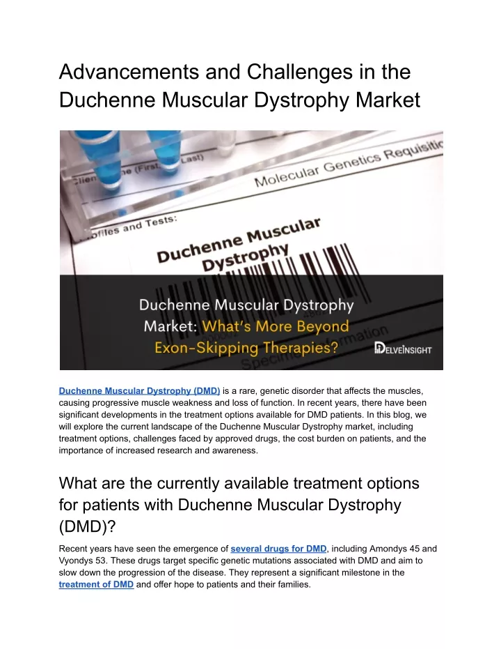 advancements and challenges in the duchenne