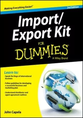 $PDF$/READ/DOWNLOAD Import / Export Kit For Dummies