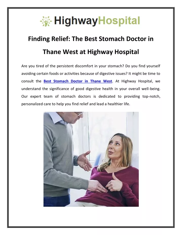 finding relief the best stomach doctor in