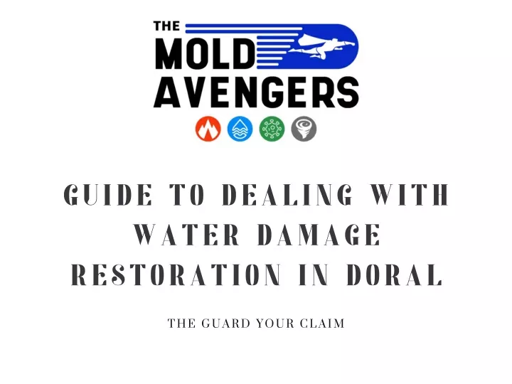 guide to dealing with water damage restoration