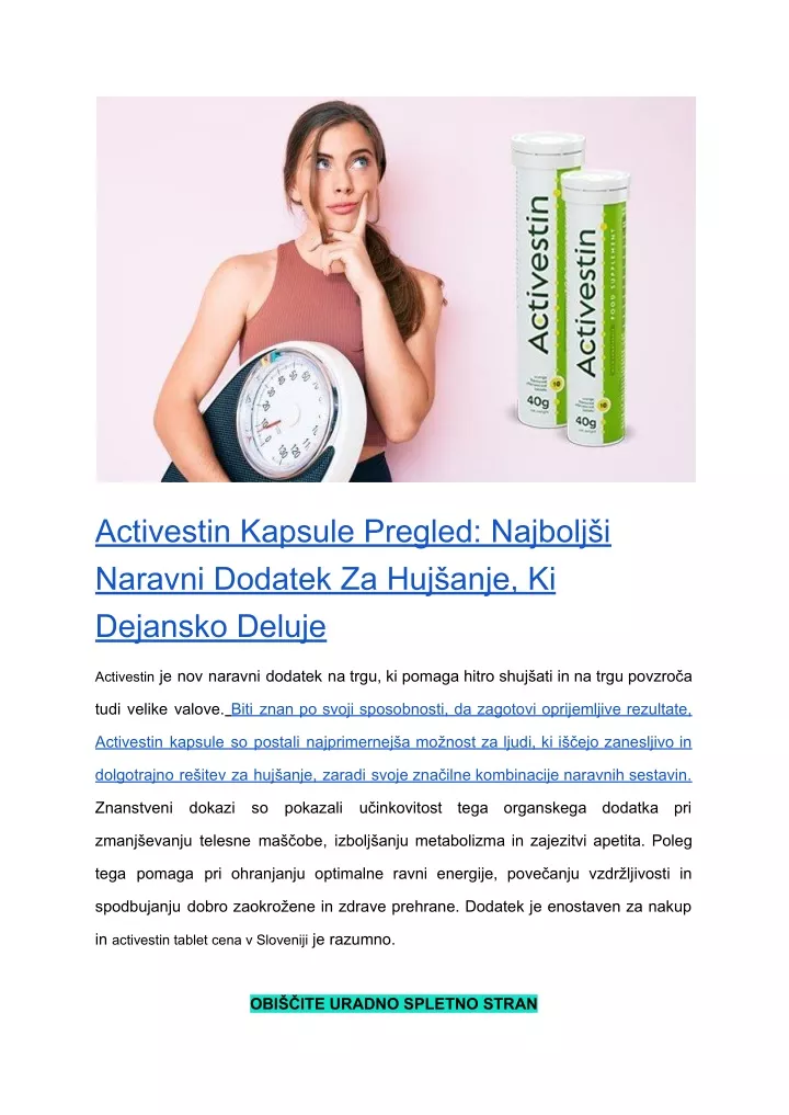 activestin kapsule pregled najbolj i naravni