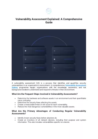 vulnerability assessment explained