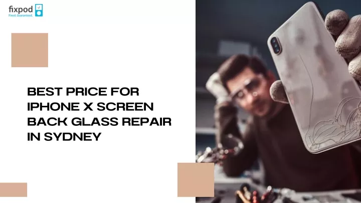 best price for iphone x screen back glass repair