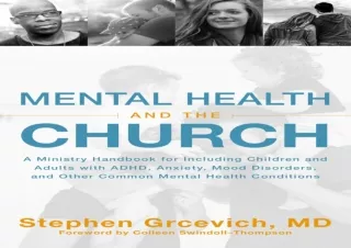 PDF Mental Health and the Church: A Ministry Handbook for Including Children and