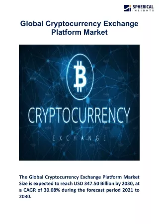 global cryptocurrency exchange platform market