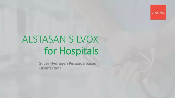 alstasan silvox for hospitals