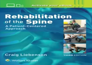 DOWNLOAD Rehabilitation of the Spine: A Patient-Centered Approach