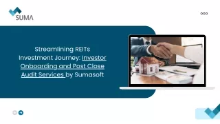 streamlining reits investment journey investor