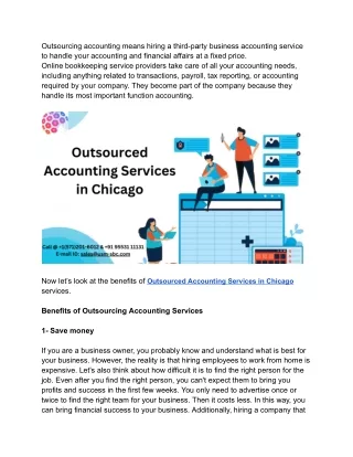 outsourcing accounting means hiring a third party