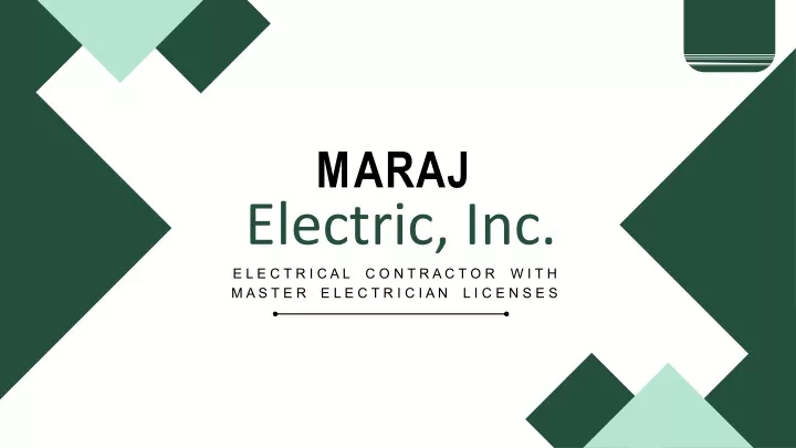 maraj electric inc