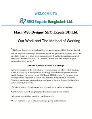 Flash Web Designs