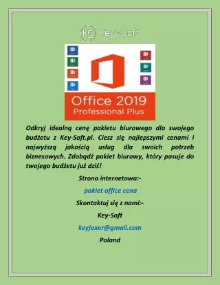odkryj ideal n cen pakietu biurowego dla swojego