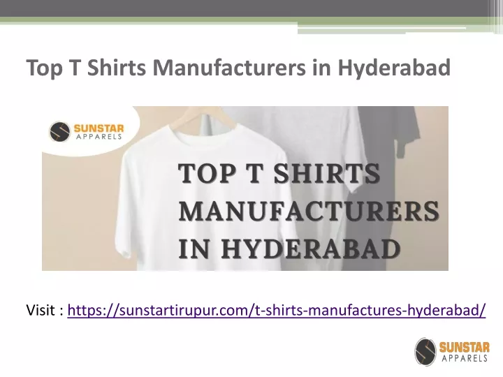 top t shirts manufacturers in hyderabad