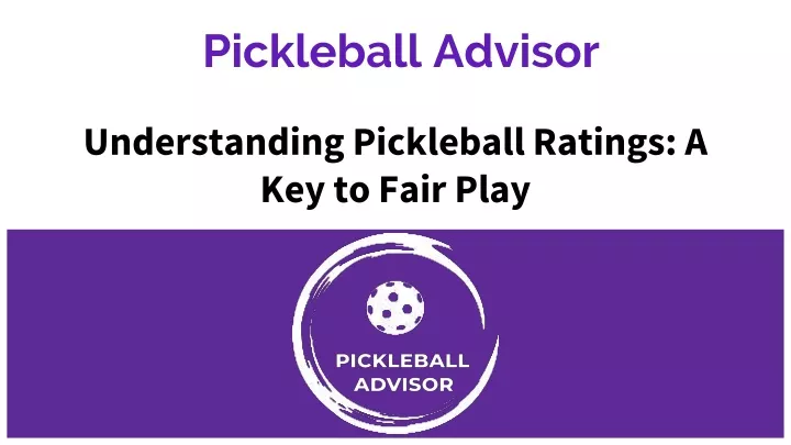 pickleball advisor