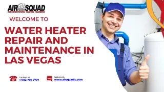Water Heater Repair And Maintenance In Las Vegas | Airsquadlv