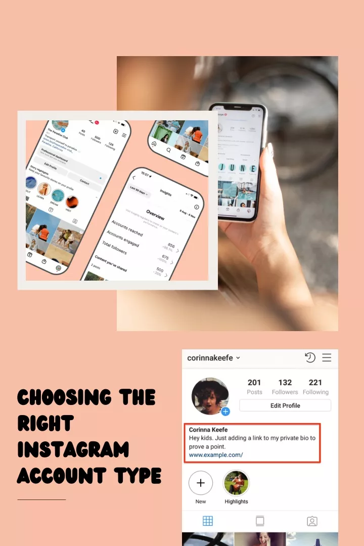 choosing the right instagram account type