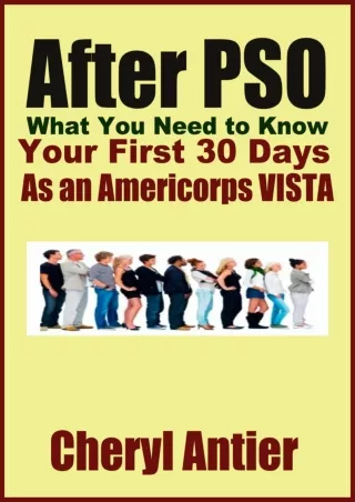PDF/READ After PSO: What you need to know in your First 30 Days as an Americorps VISTA