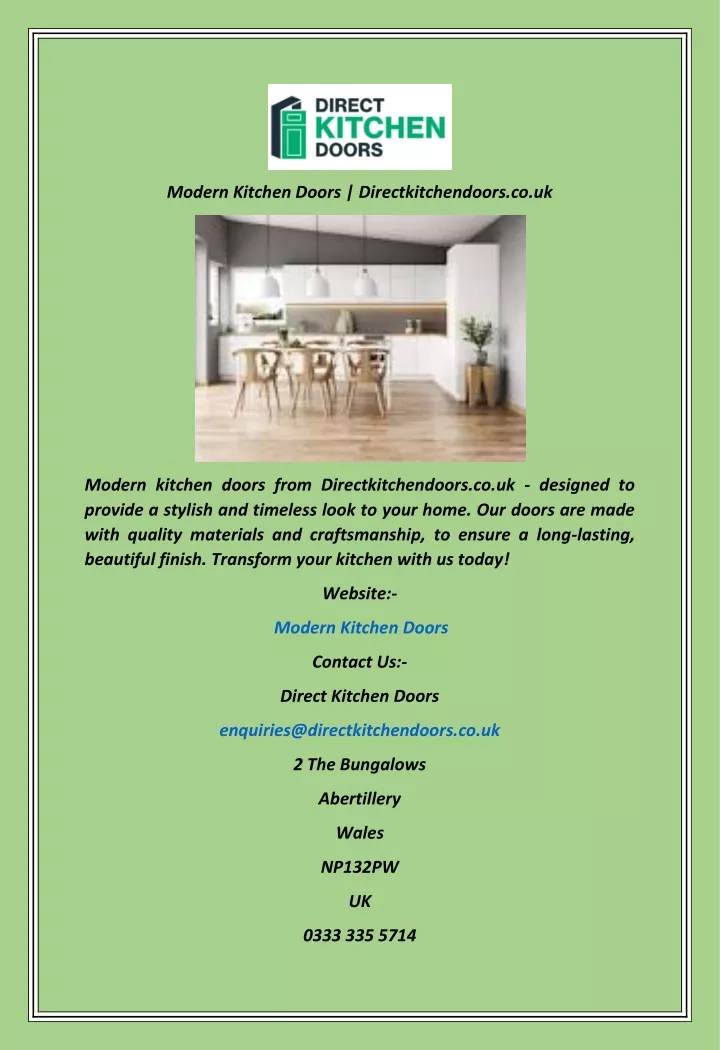 modern kitchen doors directkitchendoors co uk