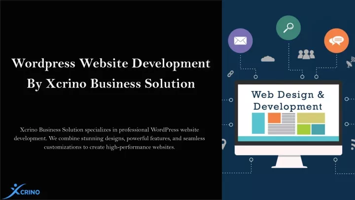 wordpress website development by xcrino business