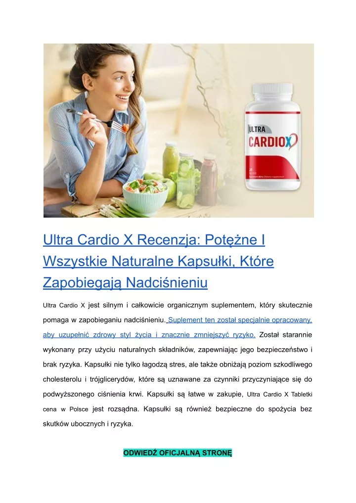 ultra cardio x recenzja pot ne i wszystkie