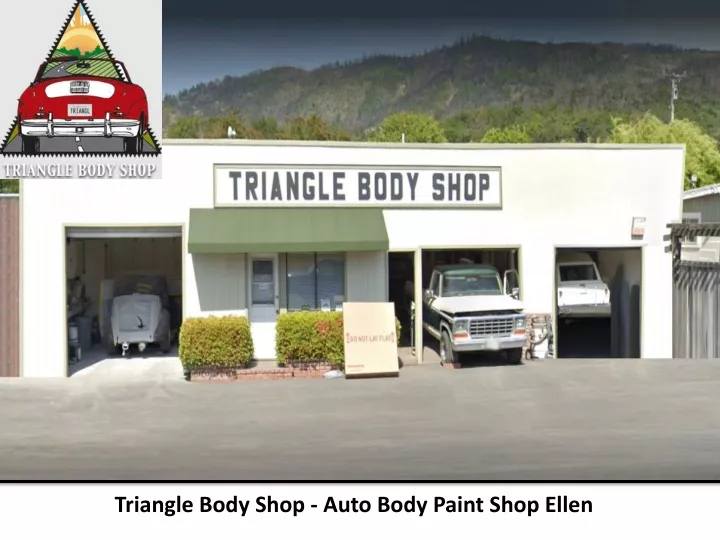 triangle body shop auto body paint shop ellen