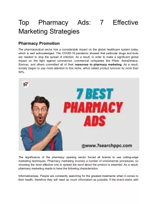 Top Pharmacy Ads_ Effective Marketing Strategies