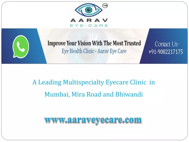 a leading multispecialty eyecare clinic in mumbai