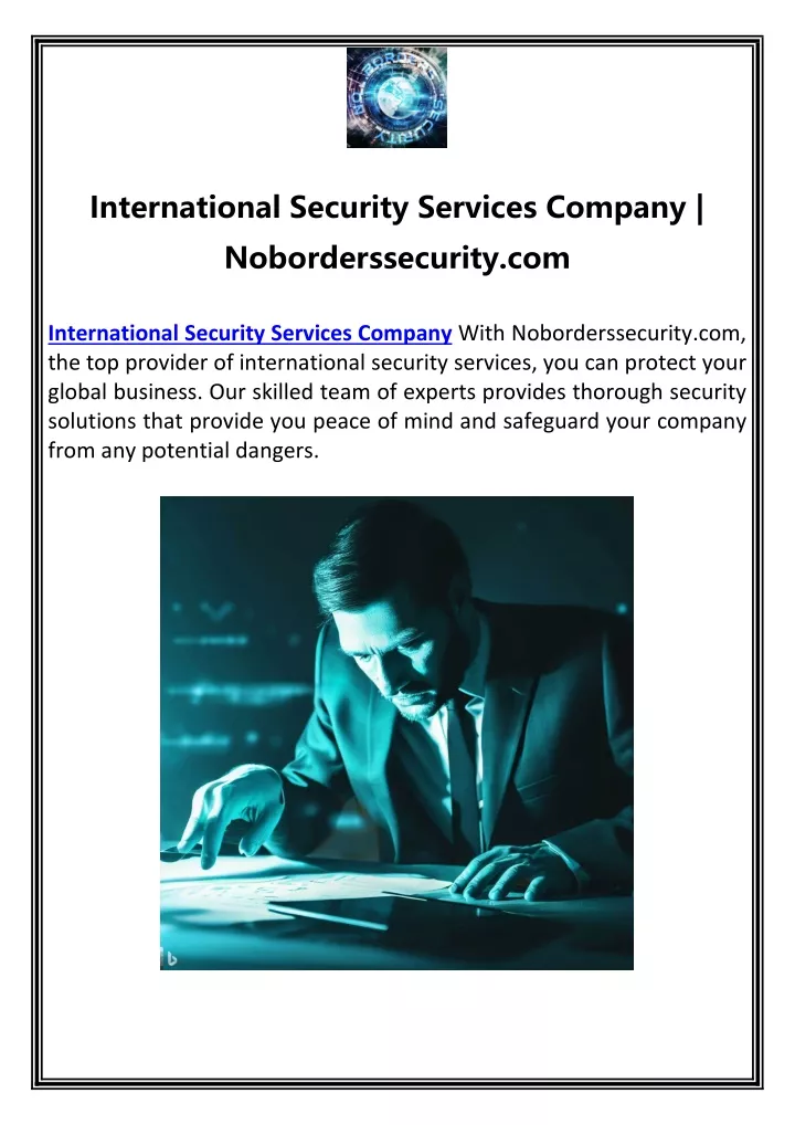 international security services company