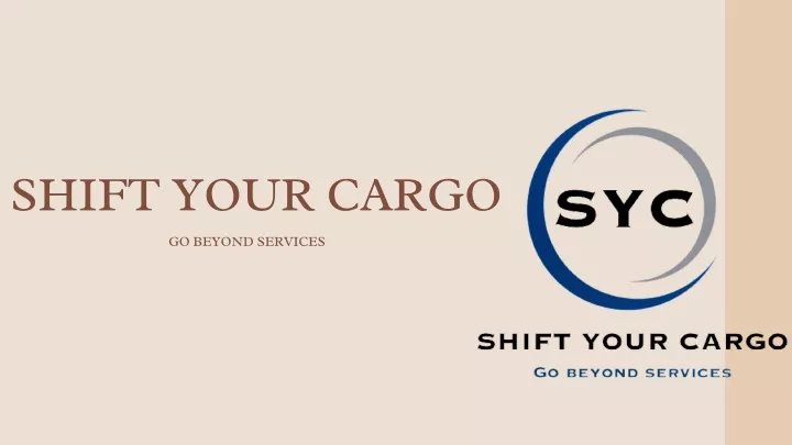 shift your cargo