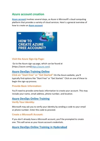 Azure DevOps Training Online | Azure DevOps Training in Ameerpet