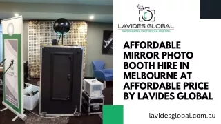 Affordable Mirror Photo Booth Hire in Melbourne at Affordable Price