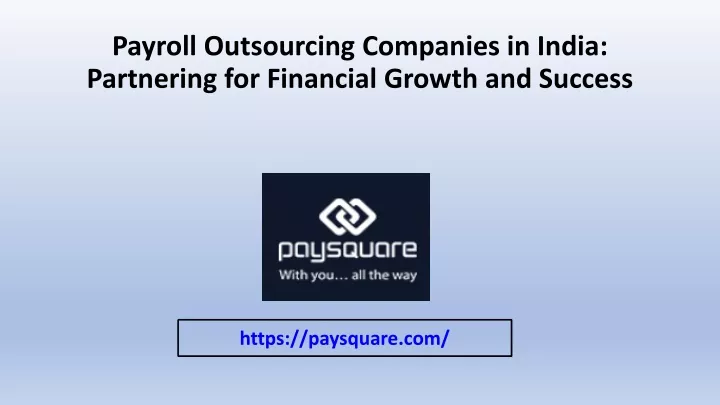 payroll outsourcing companies in india partnering