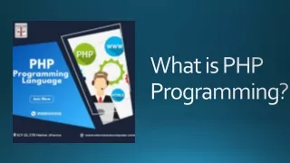 What is PHP Programming Course