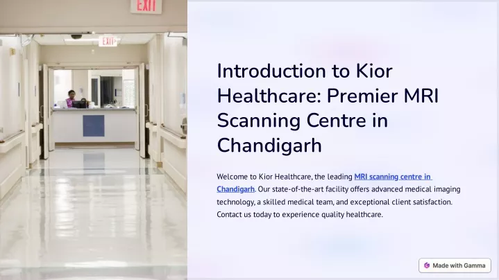 introduction to kior healthcare premier