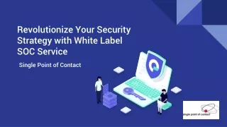 Revolutionize Your Security Strategy with White Label SOC Service