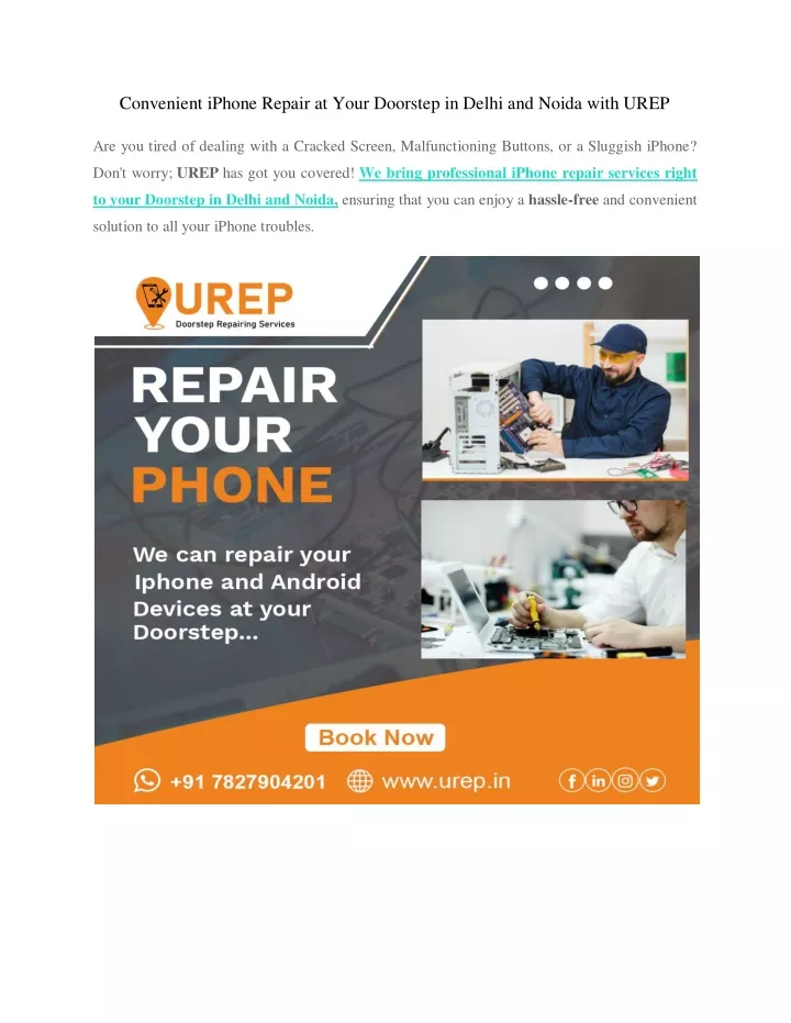 convenient iphone repair at your doorstep