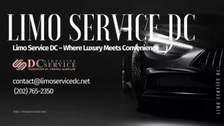 Limo Service DC Where Luxury Meets Convenience
