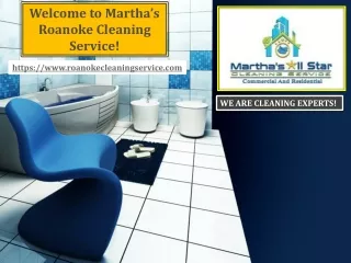Your Trusted Choice for Residential Cleaning in Roanoke, VA