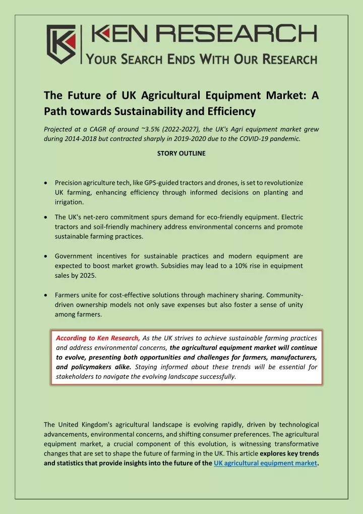 the future of uk agricultural equipment market