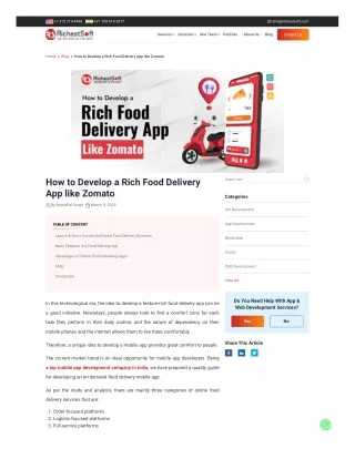 Revolutionizing Dining: Food Delivery App Development Trends and Strategies