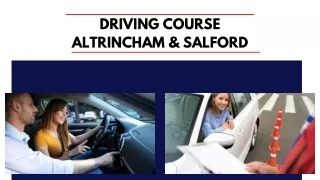 Driving Course Altrincham & Salford
