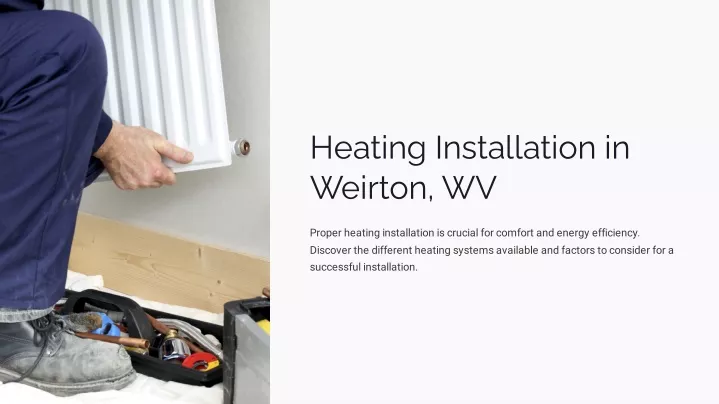 heating installation in weirton wv
