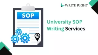 University SOP Writing Services by Write Right Experts