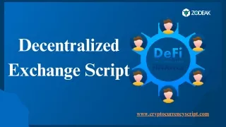 Decentralized Exchange Script