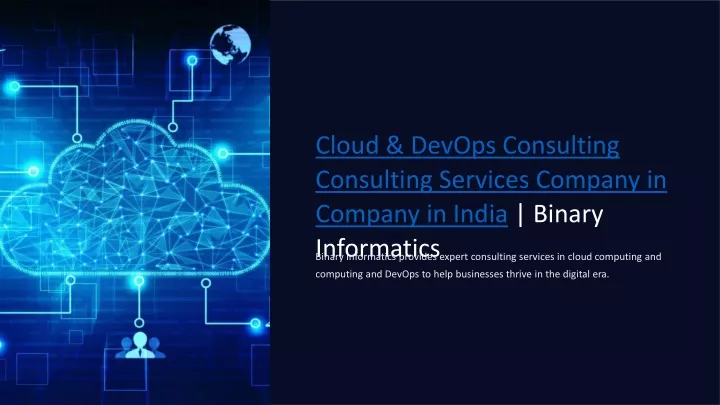 cloud devops consulting consulting services