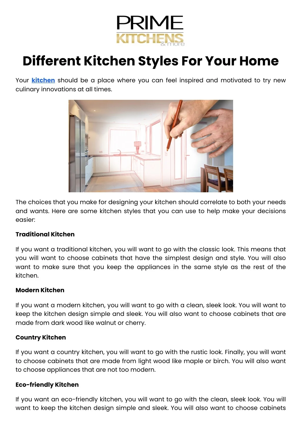 PPT - Different Kitchen Styles For Your Home PowerPoint Presentation ...