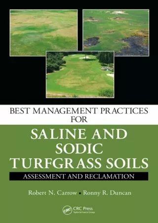 PDF/READ Best Management Practices for Saline and Sodic Turfgrass Soils: Assessment and Reclamation