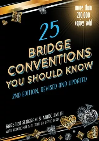 get [PDF] Download 25 Bridge Conventions You Should Know